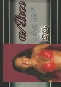 WWE Fleer Divine Divas Trading Card 2003 With Love Gail Kim No.15 of 16