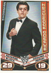 WWE Topps Slam Attax Rebellion 2012 Trading Card Ricardo Rodriguez No.112