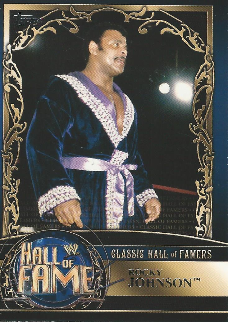 WWE Topps 2012 Trading Cards Hall of Fame 21 of 35 Rocky Johnson