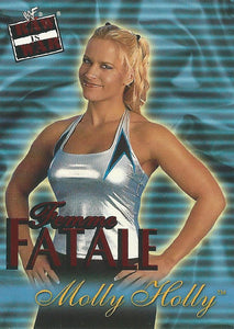 WWF Fleer Raw 2001 Trading Cards Molly Holly Femme Fatale 12 of 20