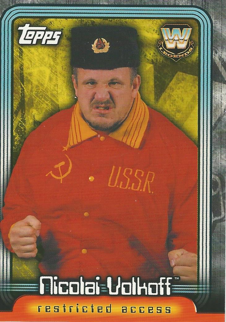 WWE Topps Insider 2006 Trading Card Nicolai Volkoff L6