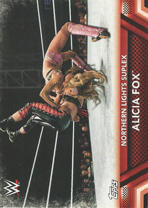 WWE Topps Women Division 2017 Trading Card Alicia Fox F15
