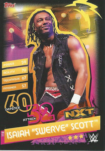 WWE Topps Slam Attax Reloaded 2020 Isaiah "Swerve" Scott No.112 NXT