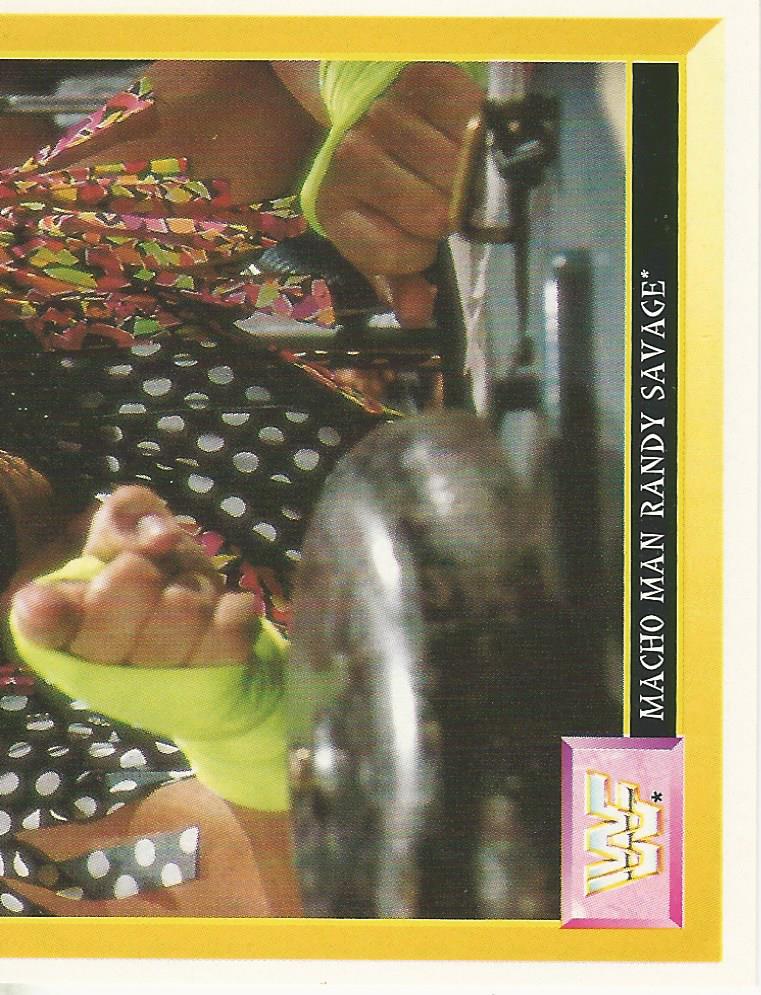 WWF Merlin Sticker Collection 1994 Macho Man Randy Savage No.112