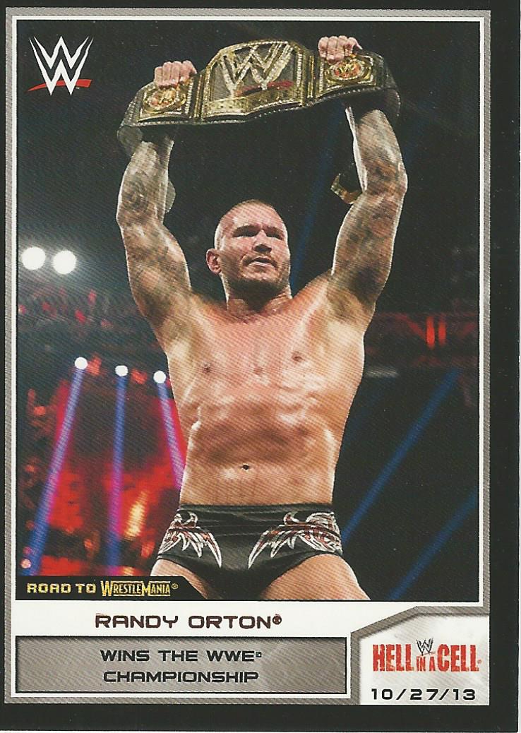 WWE Topps Road to Wrestlemania 2014 Trading Cards Randy Orton No.52