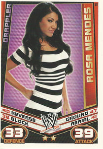 WWE Topps Slam Attax Rebellion 2012 Trading Card Rosa Mendes No.113