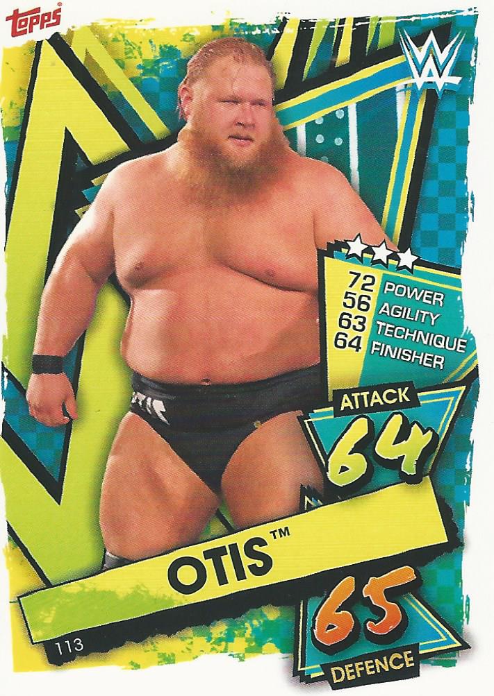 WWE Topps Slam Attax 2021 Trading Card Otis No.113