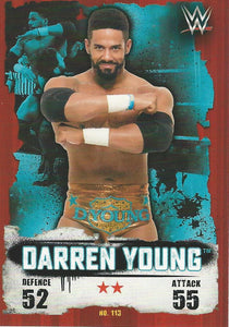 WWE Topps Slam Attax Takeover 2016 Trading Card Darren Young No.113