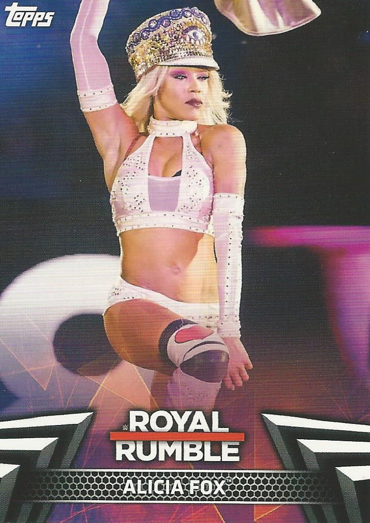 WWE Topps Women Division 2019 Trading Card Alicia Fox RR13