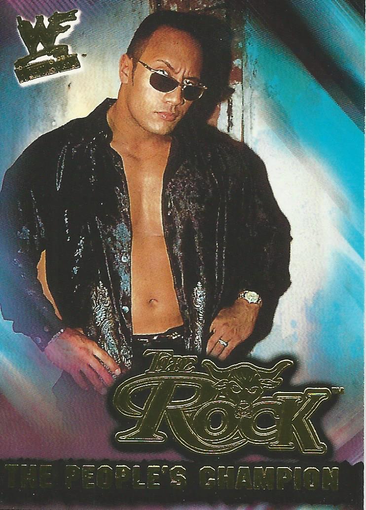 WWF Fleer Wrestlemania 2001 Trading Cards The Rock 9 of 15 PC
