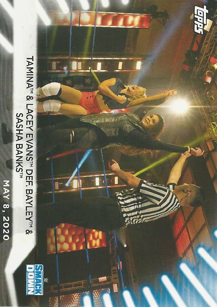 WWE Topps Women Division 2021 Tamina and Lacey Evans No.13