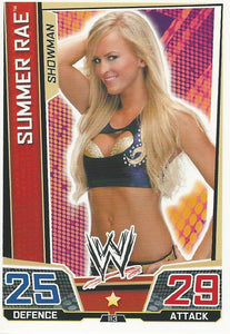 WWE Slam Attax Superstars 2013 Trading Card Summer Rae No.113