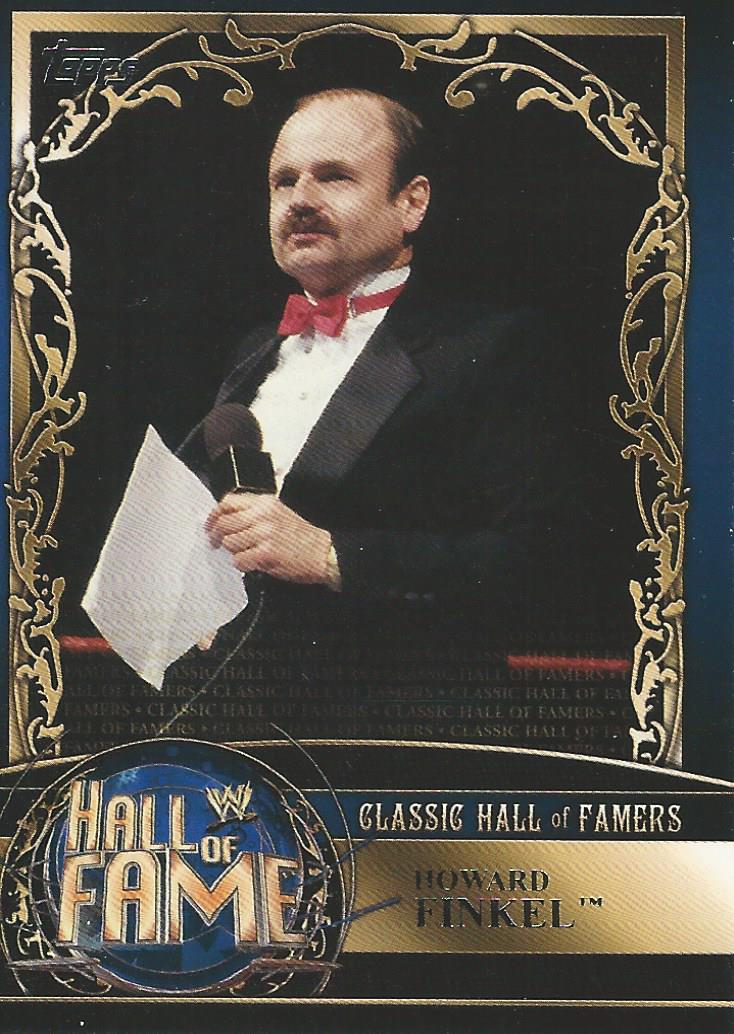 WWE Topps 2012 Trading Cards Hall of Fame 23 of 35 Howard Finkel
