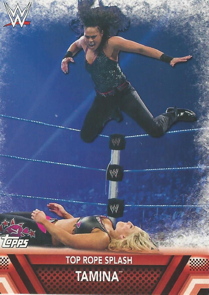WWE Topps Women Division 2017 Trading Card Tamina F16