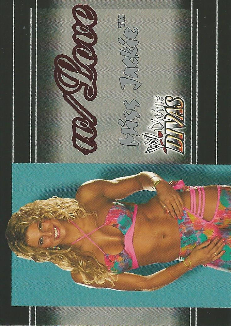 WWE Fleer Divine Divas Trading Card 2003 With Love Miss Jackie No.16 of 16
