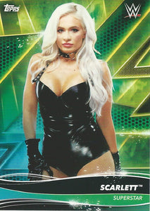 Topps WWE Superstars 2021 Trading Cards Scarlett No.113