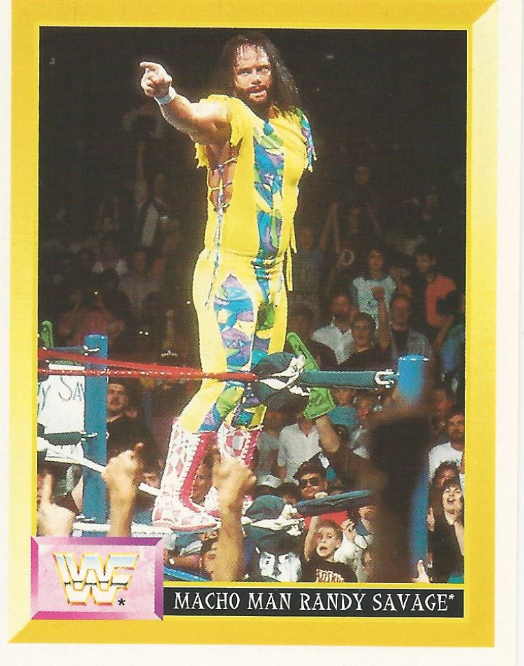 WWF Merlin Sticker Collection 1994 Macho Man Randy Savage No.113