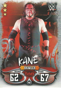 WWE Topps Slam Attax Live 2018 Trading Card Kane No.113