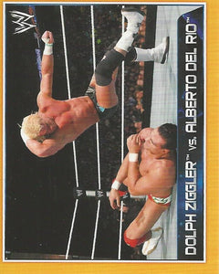 WWE Topps A-Z Sticker Collection 2014 Dolph Ziggler vs Alberto Del Rio No.113