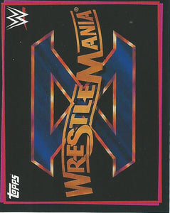 WWE Topps Road to Wrestlemania Stickers 2021 Logo No.113