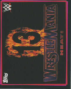 WWE Topps Road to Wrestlemania Stickers 2021 Logo No.114