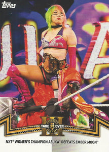 WWE Topps Women Division 2018 Trading Cards Asuka NXT-14