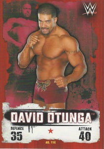 WWE Topps Slam Attax Takeover 2016 Trading Card David Otunga No.114