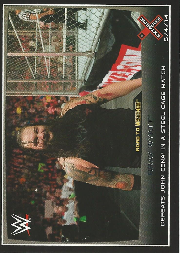 WWE Topps Road to Wrestlemania 2015 Trading Cards Bray Wyatt No.14