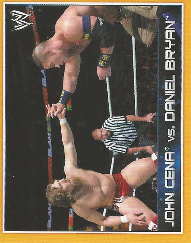 WWE Topps A-Z Sticker Collection 2014 John Cena vs Daniel Bryan No.114