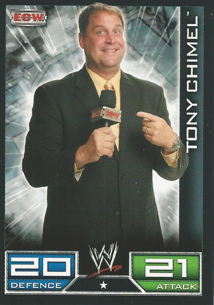 WWE Topps Slam Attax 2008 Trading Cards Tony Chimel No.114