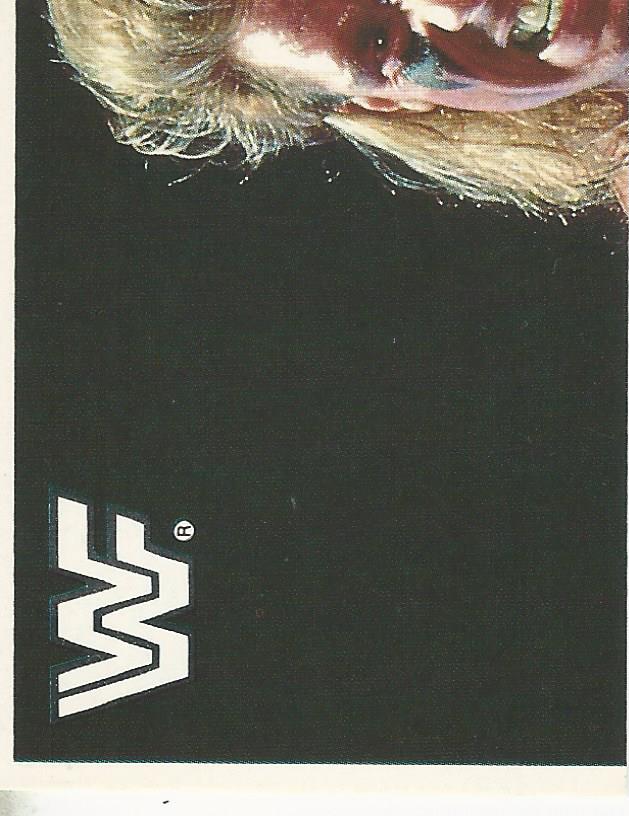 WWF Merlin Sticker Collection 1990 Ultimate Warrior No.114