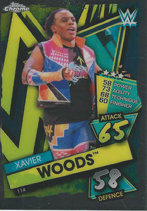 WWE Topps Slam Attax Chrome 2021 Trading Cards Xavier Woods No.114