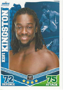 WWE Topps Slam Attax Mayhem 2010 Trading Card Kofi Kingston No.114