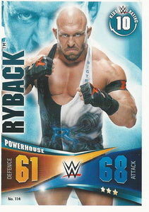 WWE Topps Slam Attax Rivals 2014 Trading Card Ryback No.114