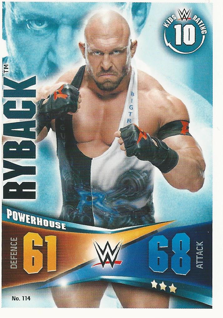 WWE Topps Slam Attax Rivals 2014 Trading Card Ryback No.114