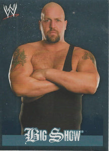 WWE Topps Rivals 2009 Stickers Big Show Foil No.114