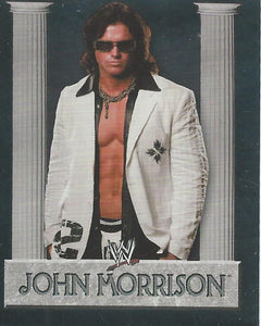 WWE Merlin Heros 2008 Stickers John Morrison Foil No.114