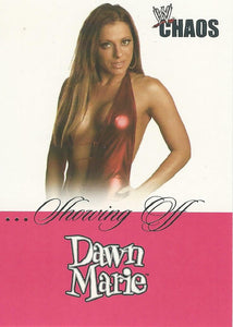 WWE Fleer Chaos Trading Card 2004 Dawn Marie SO 4 of 16