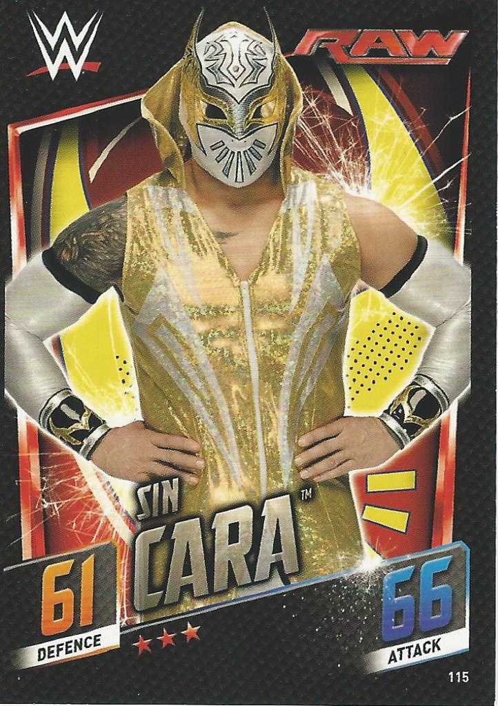 WWE Topps Slam Attax 2015 Then Now Forever Trading Card Sin Cara No.115