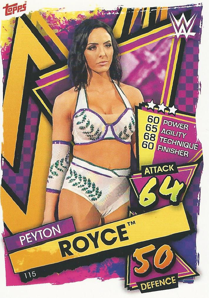 WWE Topps Slam Attax 2021 Trading Card Peyton Royce No.115