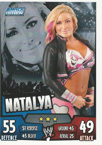 WWE Topps Slam Attax Rumble 2011 Trading Card Natalya No.115