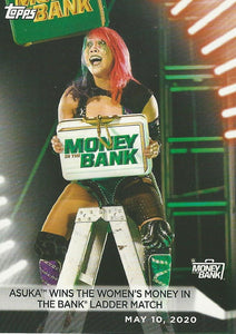 WWE Topps Women Division 2021 Trading Card Asuka No.15