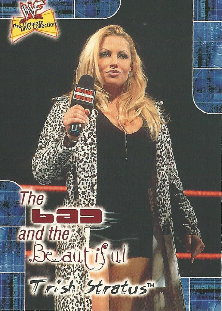 WWF Fleer Ultimate Diva Trading Cards 2001 Trish Stratus BB 15 of 15