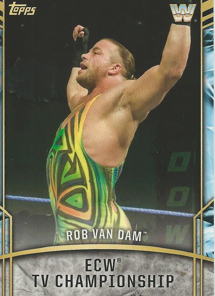 WWE Topps Legends 2017 Trading Card Rob Van Dam RC-15