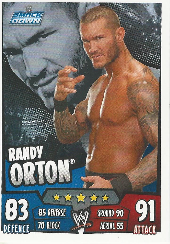 WWE Topps Slam Attax Rumble 2011 Trading Card Randy Orton No.116