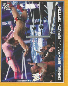 WWE Topps A-Z Sticker Collection 2014 Daniel Bryan vs Randy Orton No.116