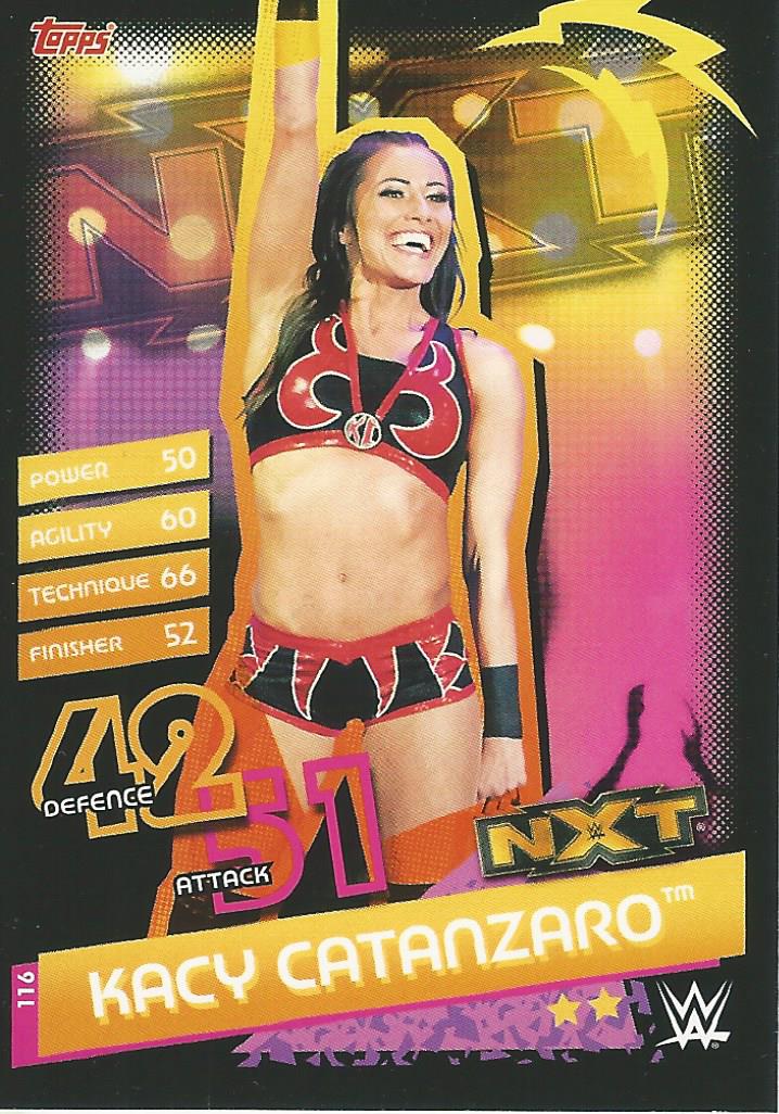 WWE Topps Slam Attax Reloaded 2020 Trading Card Kacy Catanzaro No.116 NXT