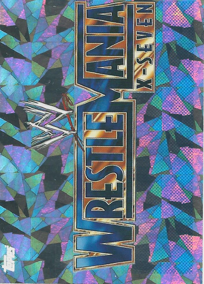 WWE Topps Road to Wrestlemania Stickers 2021 Logo No.116