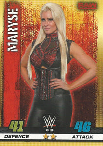 WWE Topps Slam Attax 10th Edition Trading Card 2017 Maryse No.116