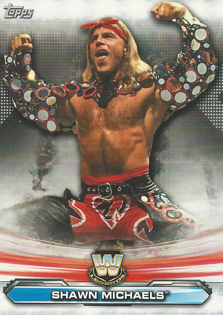 WWE Topps Raw 2019 Trading Card Shawn Michaels LR-16